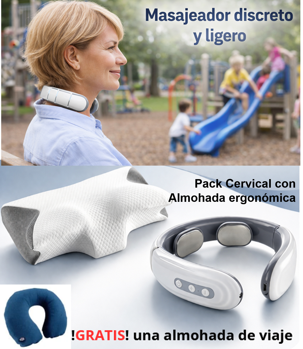 Masajeador eléctrico cervical - Jamacashop