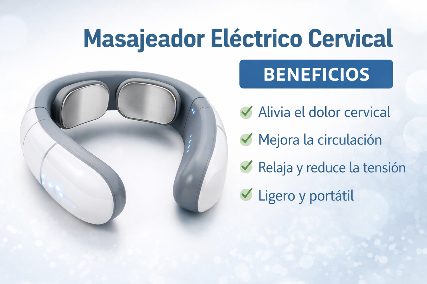 Masajeador eléctrico cervical - Jamacashop